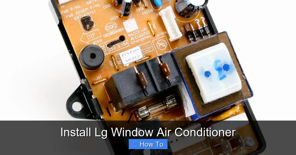 Install Lg Window Air Conditioner