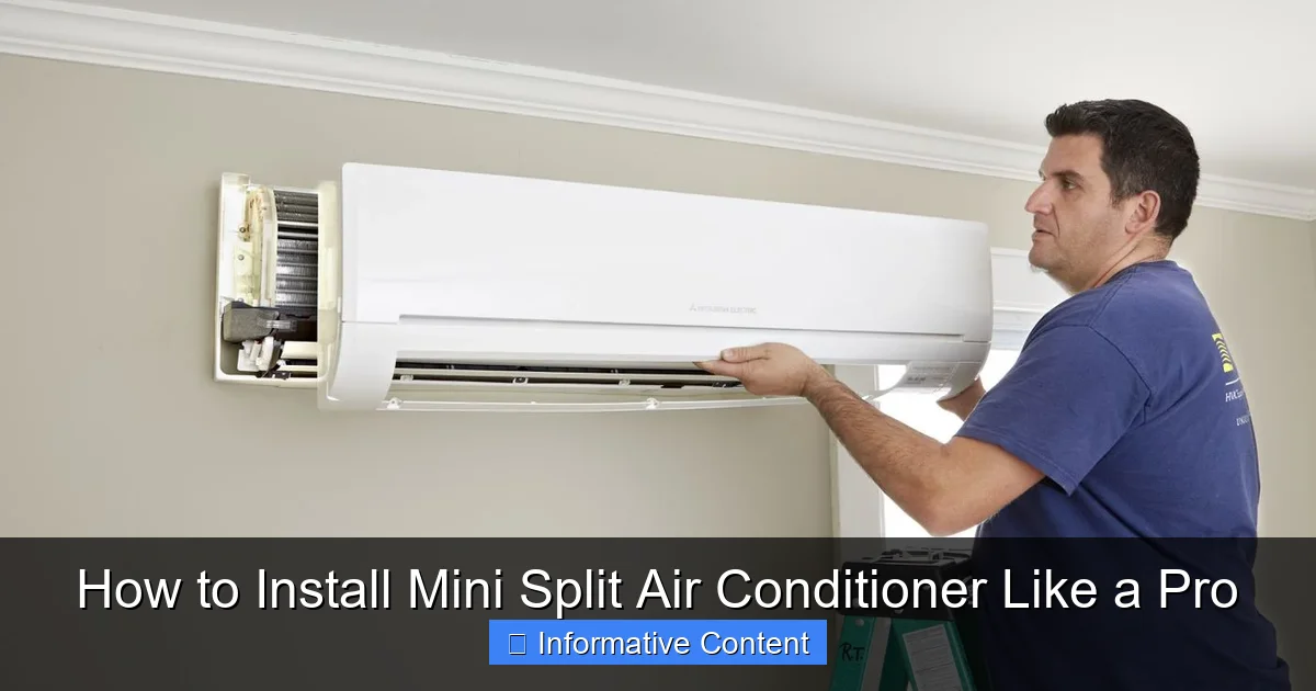 How to Install Mini Split Air Conditioner Like a Pro