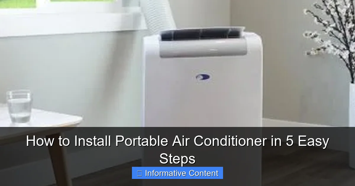 How to Install Portable Air Conditioner in 5 Easy Steps