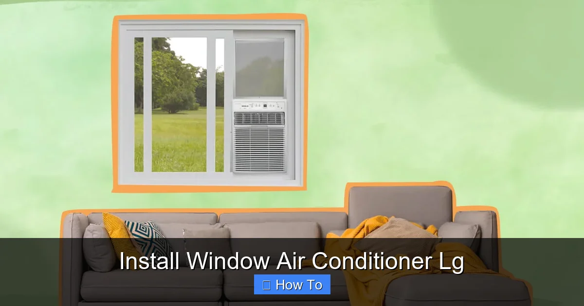 Install Window Air Conditioner Lg