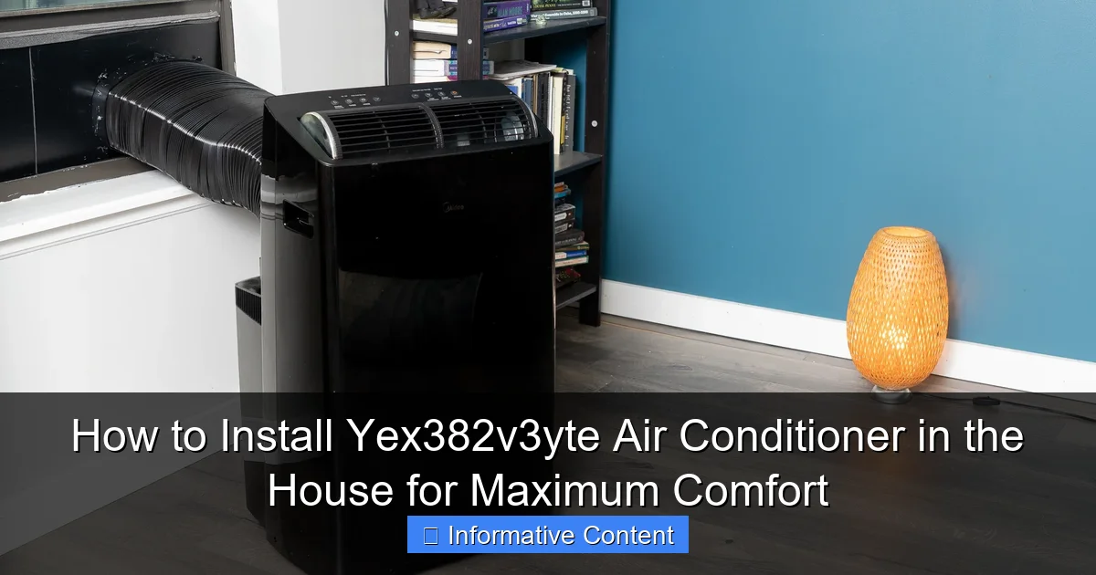 How to Install Yex382v3yte Air Conditioner in the House for Maximum Comfort