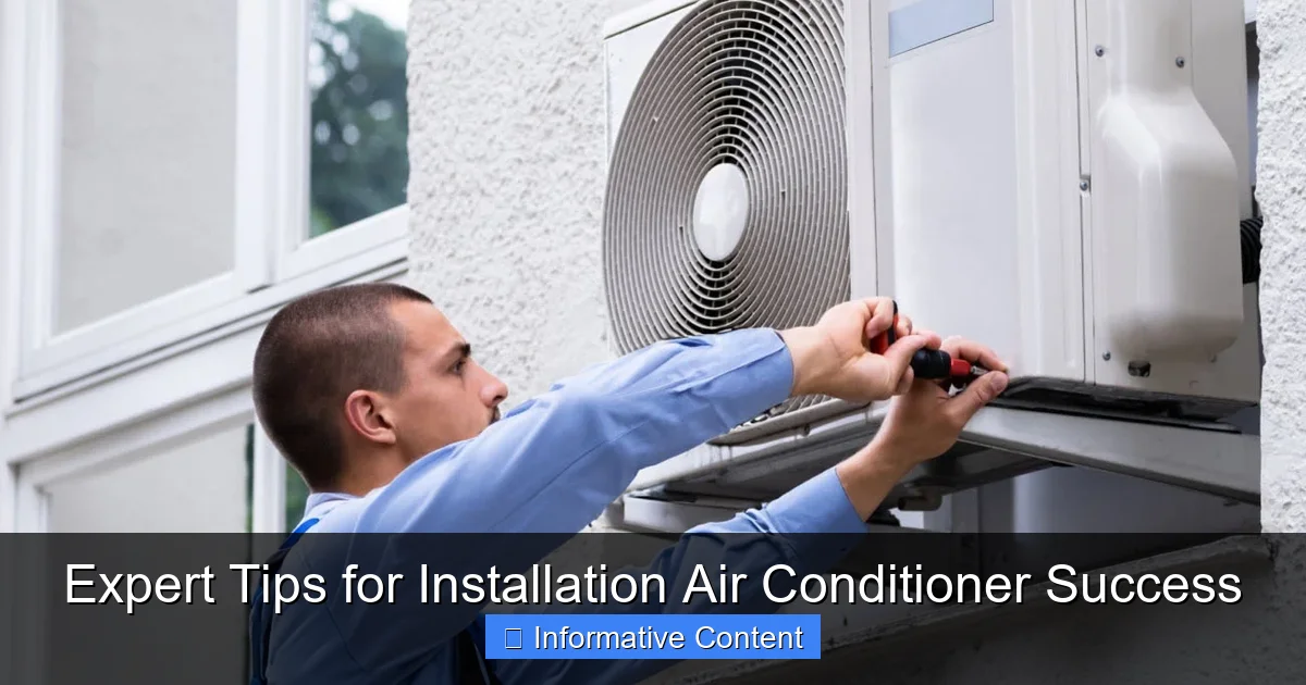 Expert Tips for Installation Air Conditioner Success