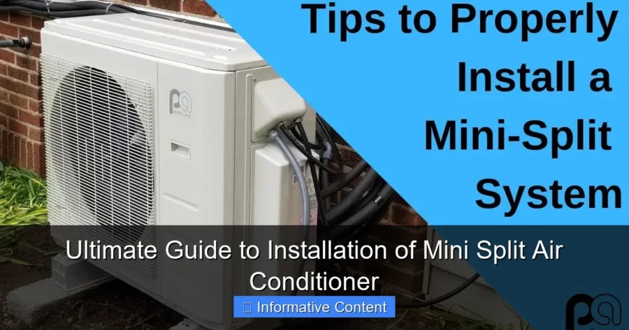 Ultimate Guide to Installation of Mini Split Air Conditioner