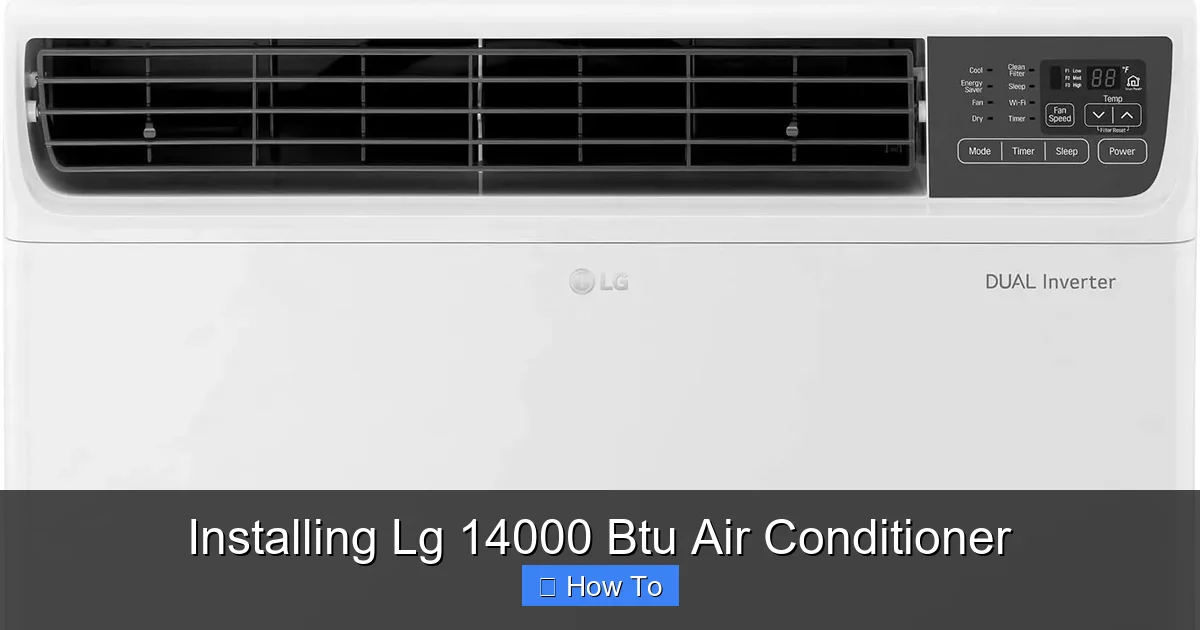 Installing Lg 14000 Btu Air Conditioner