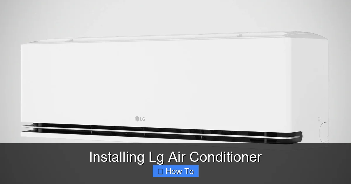 Installing Lg Air Conditioner