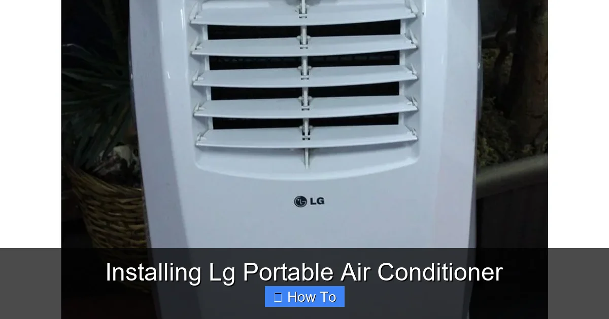 Installing Lg Portable Air Conditioner