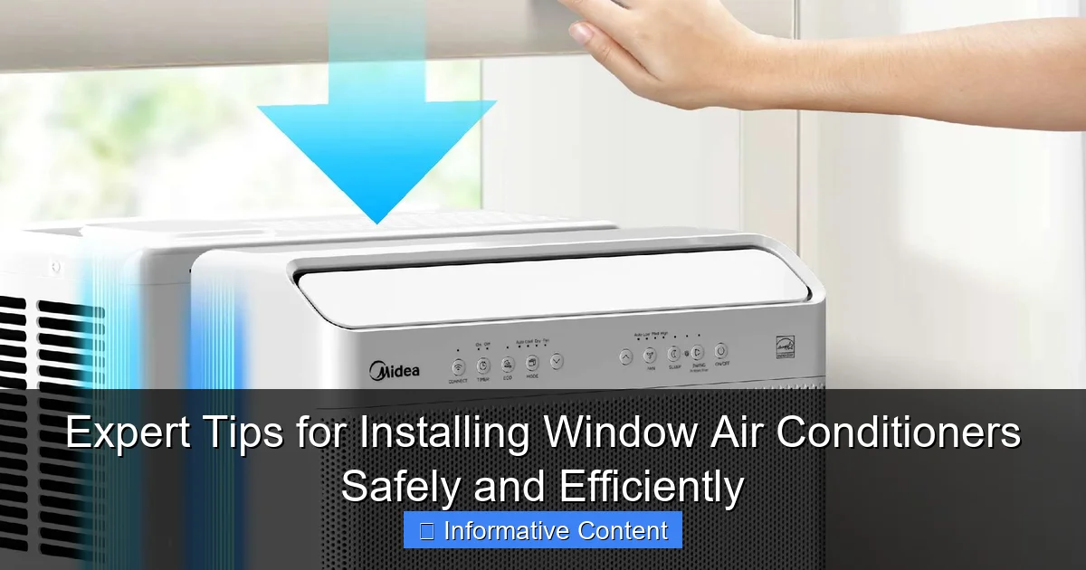 Expert Tips for Installing Window Air Conditioners Safely and Efficiently