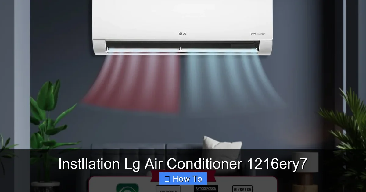 Instllation Lg Air Conditioner 1216ery7