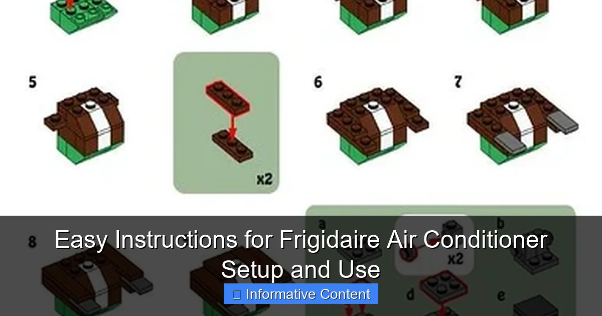 Easy Instructions for Frigidaire Air Conditioner Setup and Use
