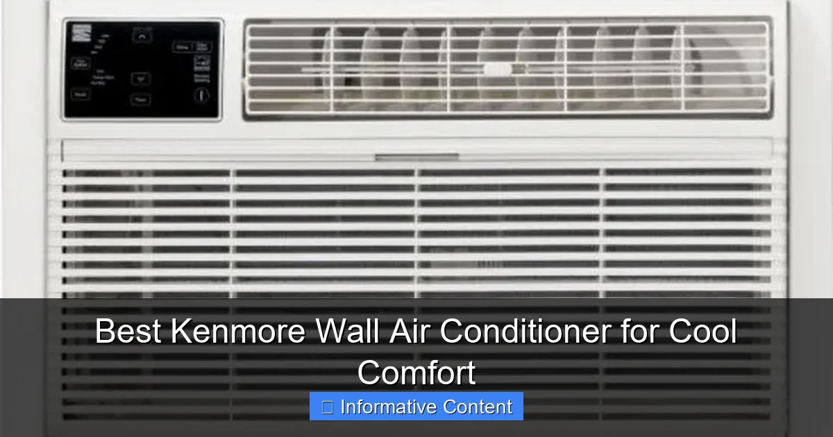 Best Kenmore Wall Air Conditioner for Cool Comfort