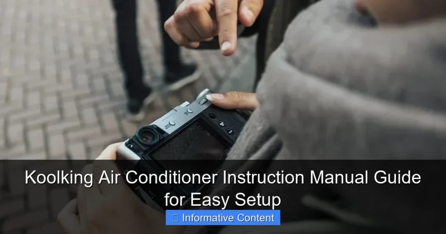 Koolking Air Conditioner Instruction Manual Guide for Easy Setup