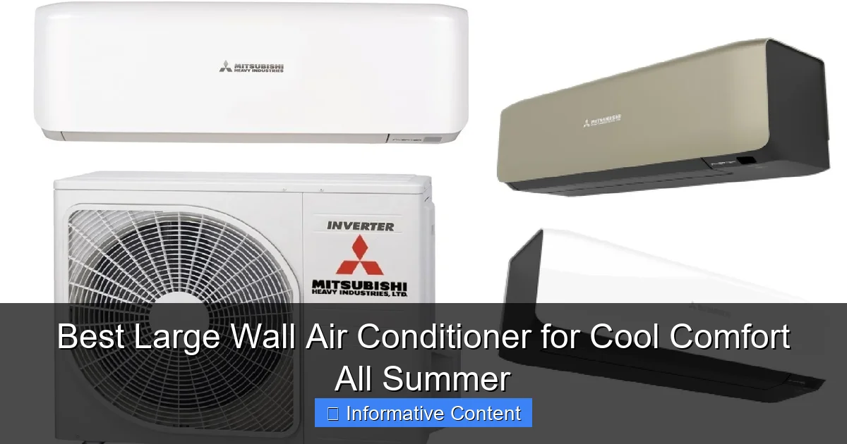 Best Large Wall Air Conditioner for Cool Comfort All Summer