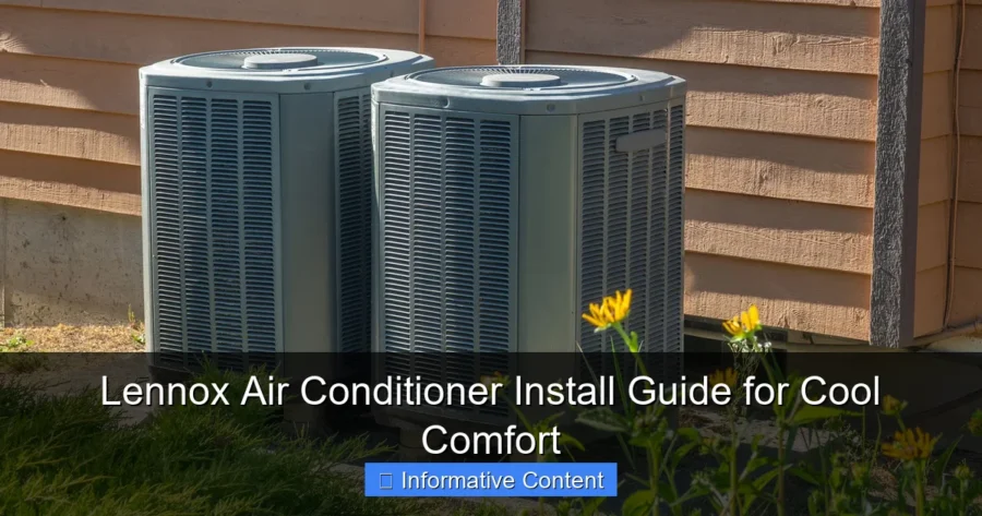 Lennox Air Conditioner Install Guide for Cool Comfort