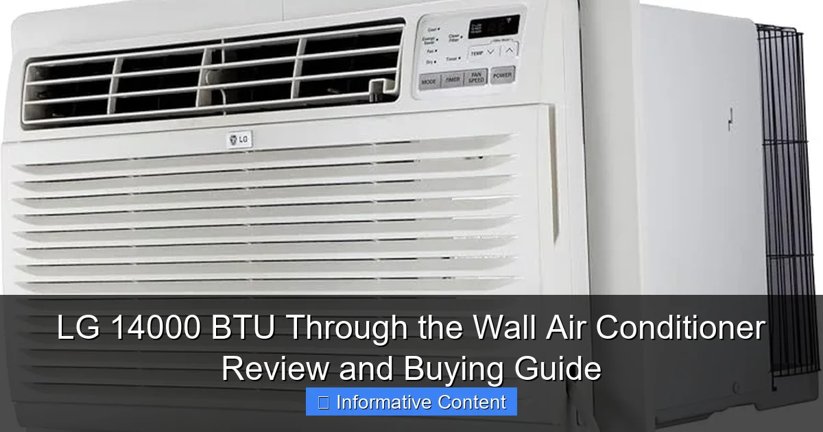 LG 14000 BTU Through the Wall Air Conditioner Review and Buying Guide