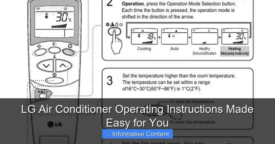 LG Air Conditioner Operating Instructions Made Easy for You