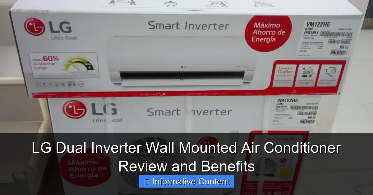 LG Dual Inverter Wall Mounted Air Conditioner Review and Benefits