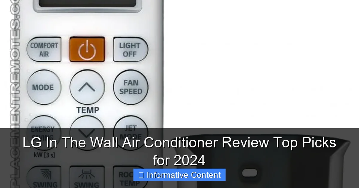 LG In The Wall Air Conditioner Review Top Picks for 2024