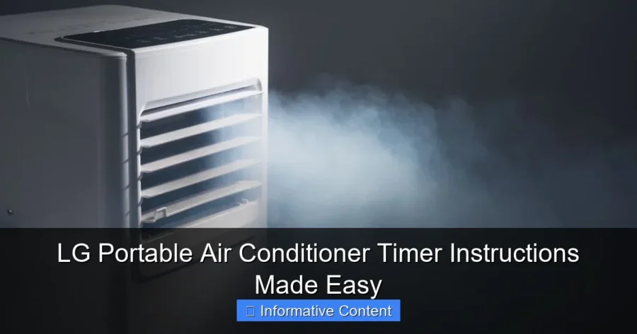 LG Portable Air Conditioner Timer Instructions Made Easy