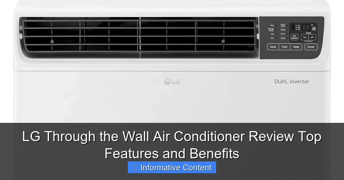 LG Through the Wall Air Conditioner Review Top Features and Benefits
