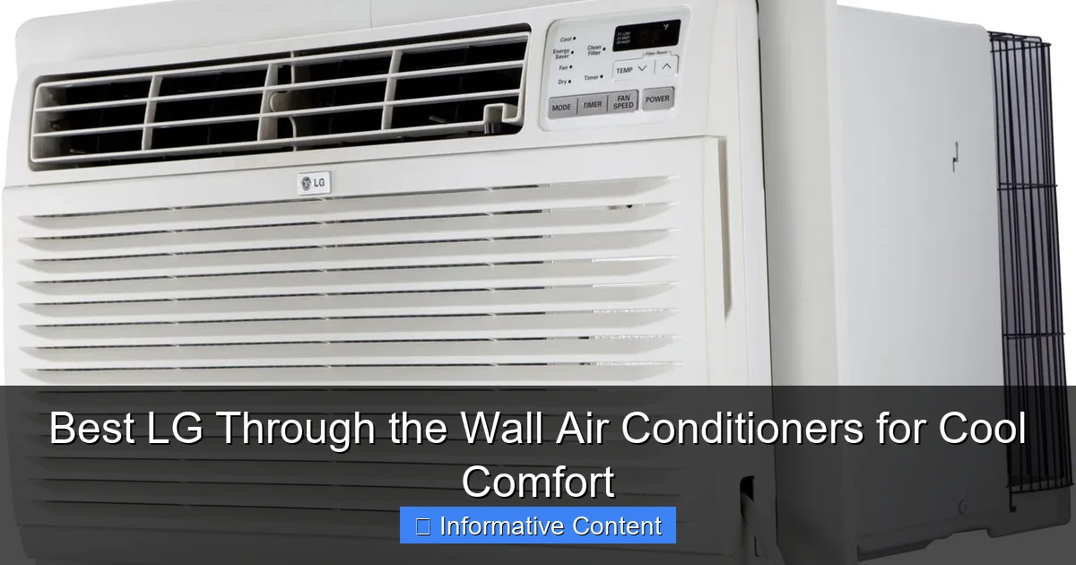 Best LG Through the Wall Air Conditioners for Cool Comfort