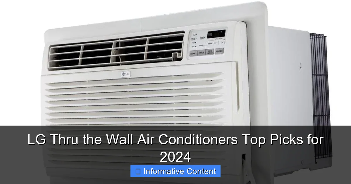 LG Thru the Wall Air Conditioners Top Picks for 2024