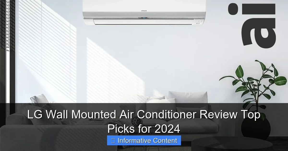 LG Wall Mounted Air Conditioner Review Top Picks for 2024