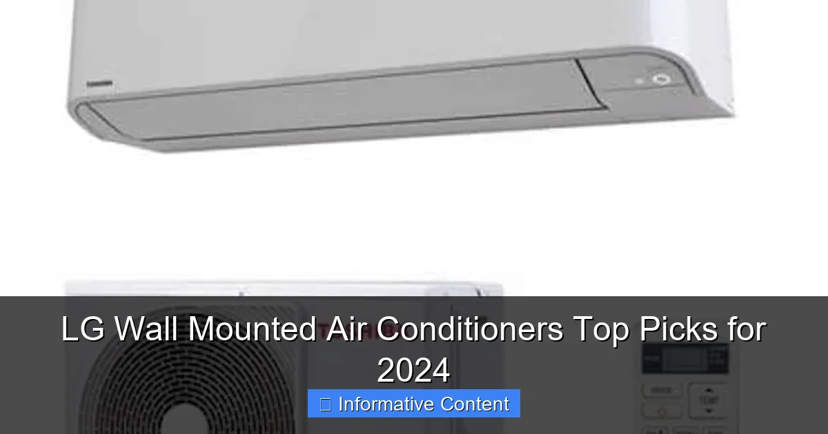 LG Wall Mounted Air Conditioners Top Picks for 2024