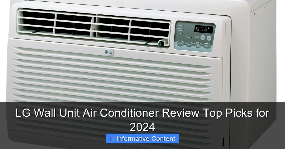 LG Wall Unit Air Conditioner Review Top Picks for 2024