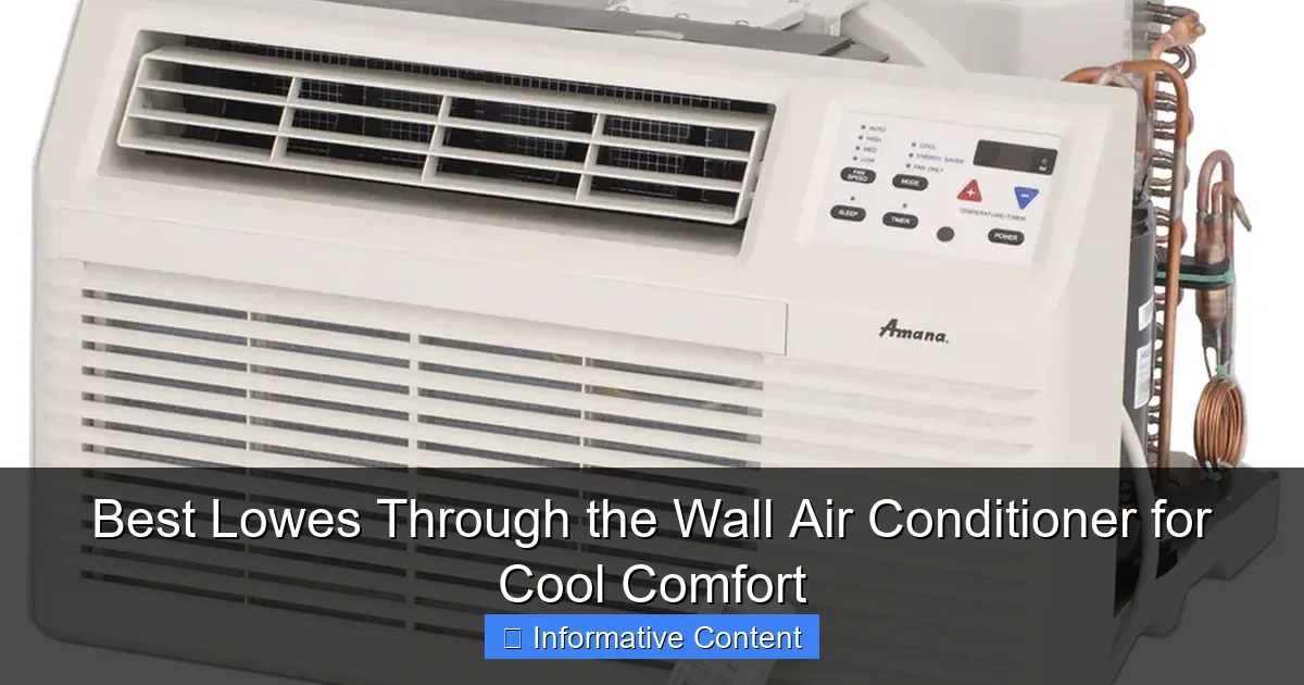 Best Lowes Through the Wall Air Conditioner for Cool Comfort