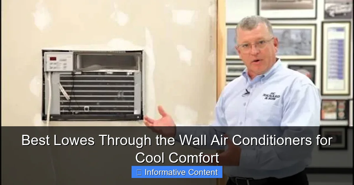 Best Lowes Through the Wall Air Conditioners for Cool Comfort