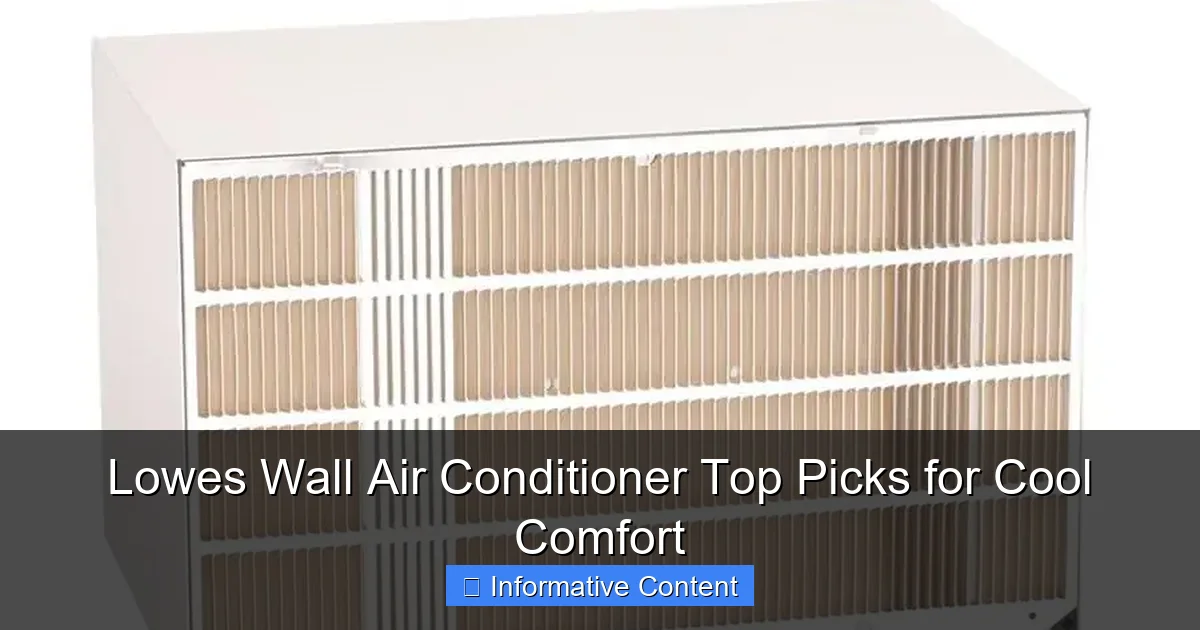 Lowes Wall Air Conditioner Top Picks for Cool Comfort