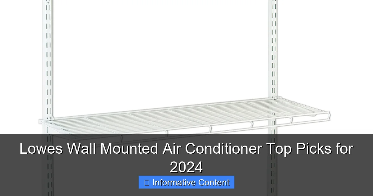 Lowes Wall Mounted Air Conditioner Top Picks for 2024