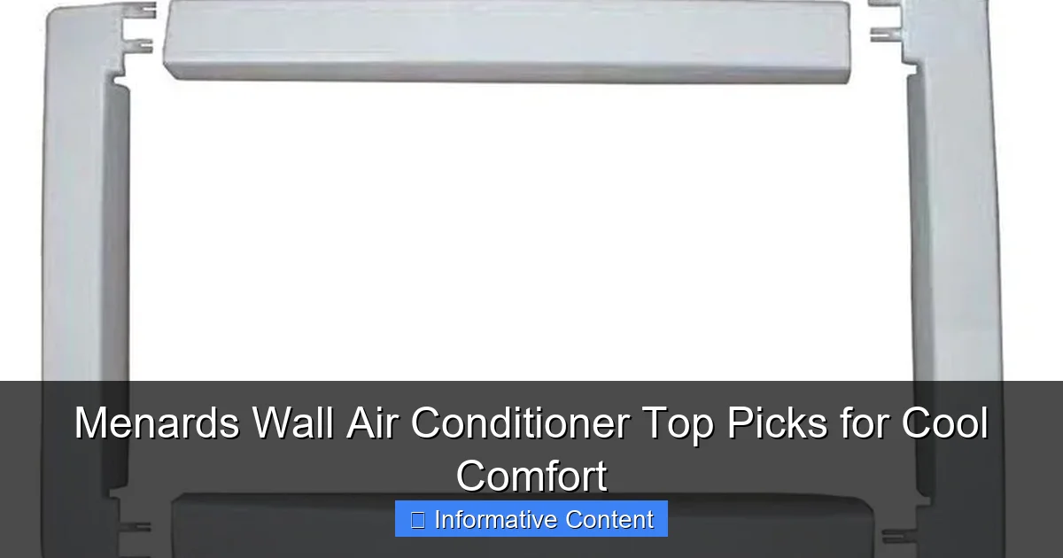 Menards Wall Air Conditioner Top Picks for Cool Comfort