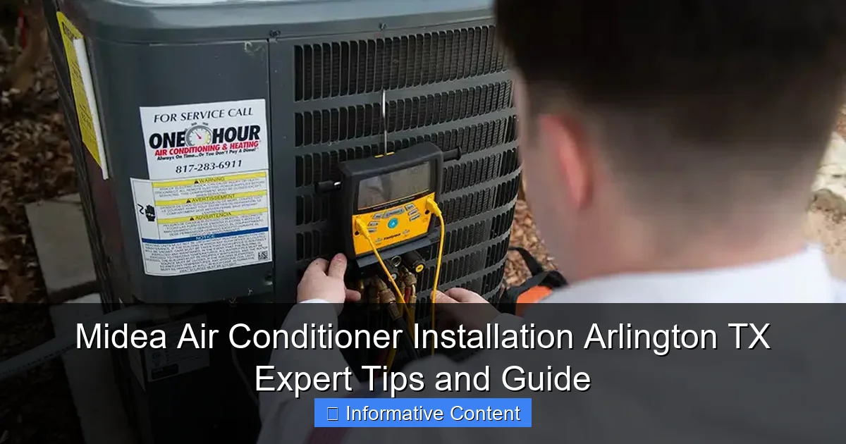 Midea Air Conditioner Installation Arlington TX Expert Tips and Guide
