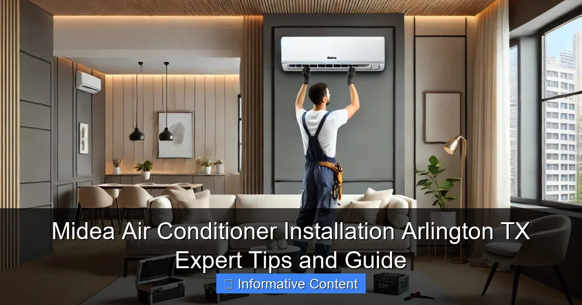 Midea Air Conditioner Installation Arlington TX Expert Tips and Guide