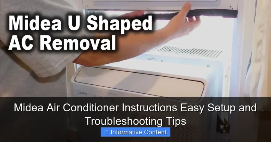 Midea Air Conditioner Instructions Easy Setup and Troubleshooting Tips