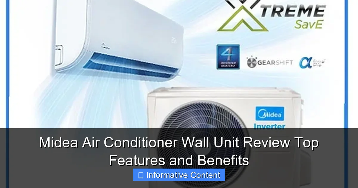 Midea Air Conditioner Wall Unit Review Top Features and Benefits