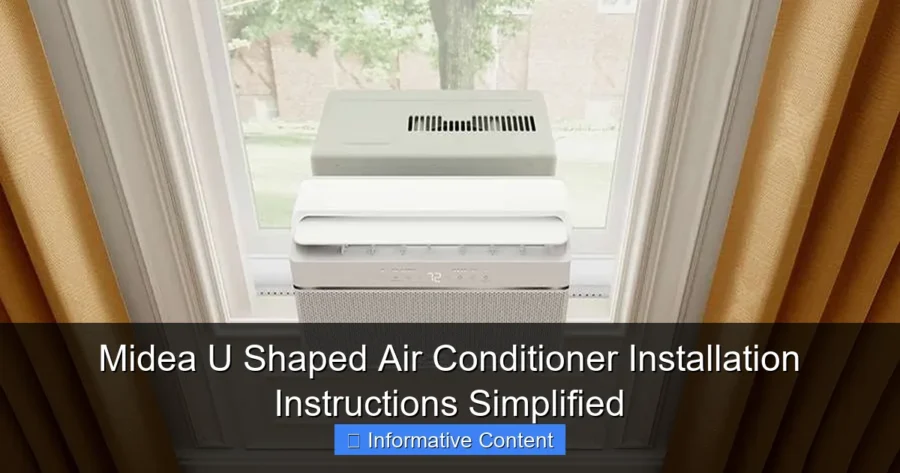 Midea U Shaped Air Conditioner Installation Instructions Simplified