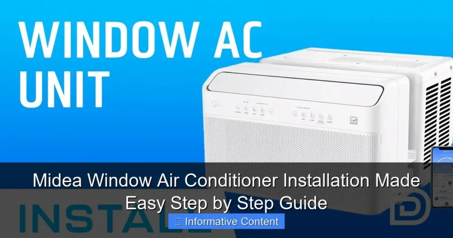 Midea Window Air Conditioner Installation Made Easy Step by Step Guide