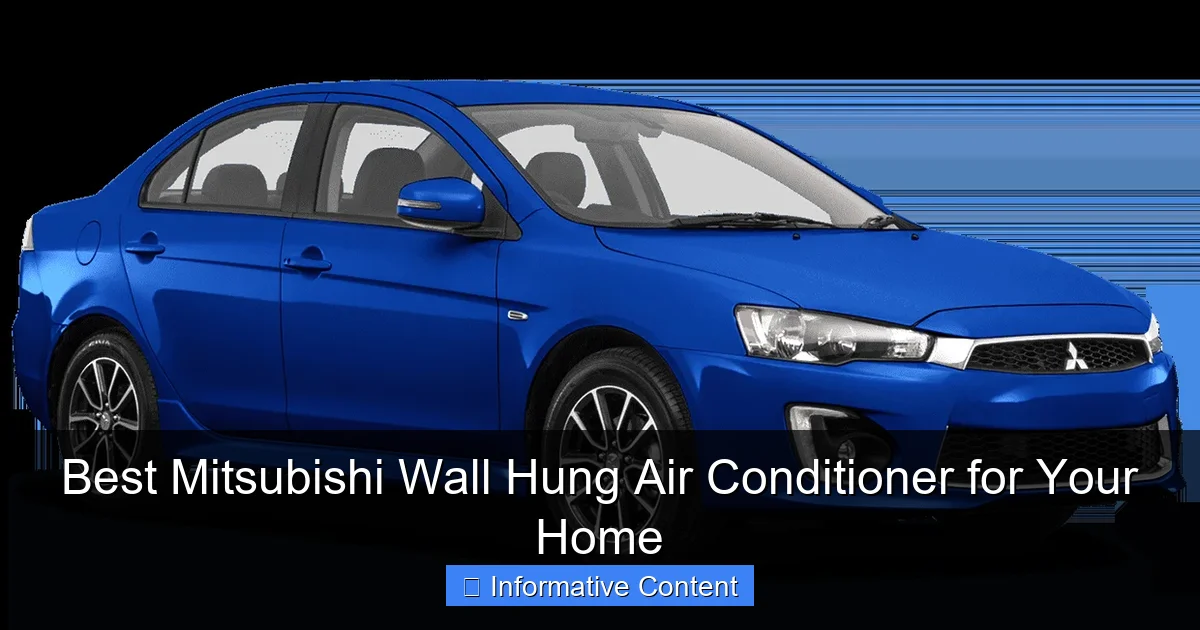 Best Mitsubishi Wall Hung Air Conditioner for Your Home