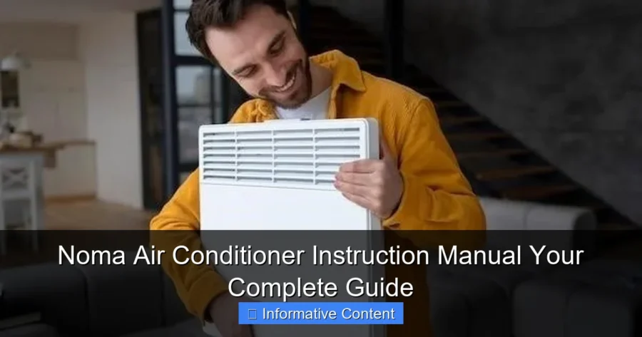 Noma Air Conditioner Instruction Manual Your Complete Guide