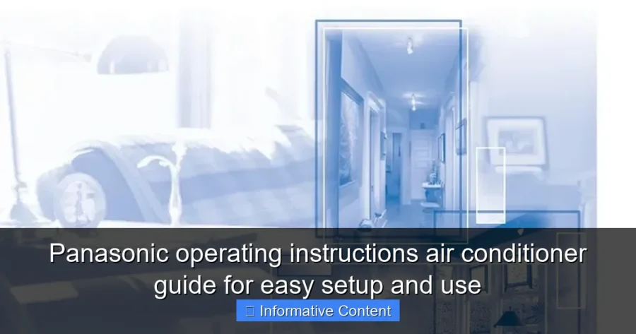 Panasonic operating instructions air conditioner guide for easy setup and use