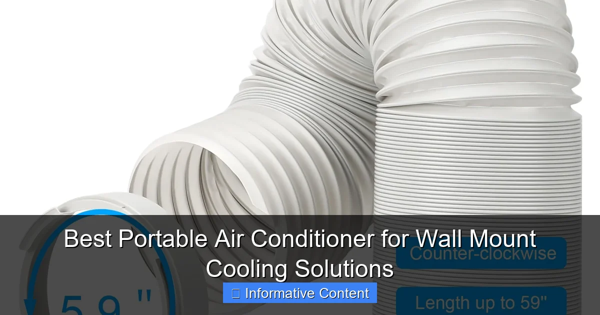 Best Portable Air Conditioner for Wall Mount Cooling Solutions