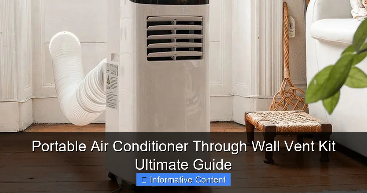 Portable Air Conditioner Through Wall Vent Kit Ultimate Guide