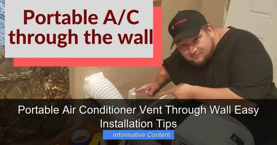 Portable Air Conditioner Vent Through Wall Easy Installation Tips