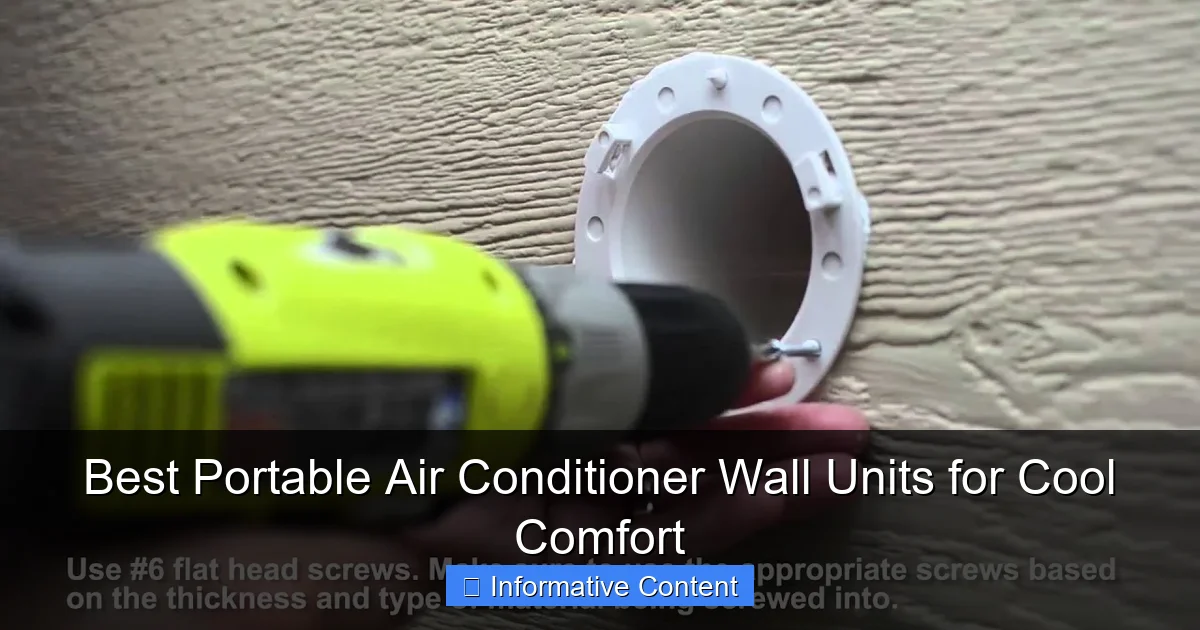 Best Portable Air Conditioner Wall Units for Cool Comfort