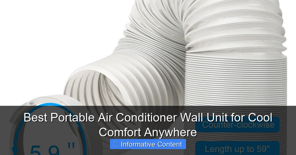 Best Portable Air Conditioner Wall Unit for Cool Comfort Anywhere