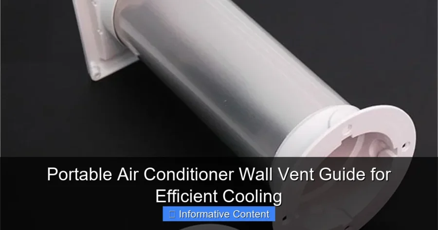 Portable Air Conditioner Wall Vent Guide for Efficient Cooling