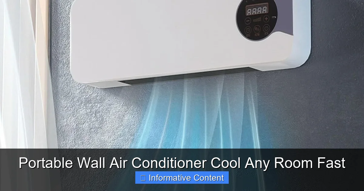 Portable Wall Air Conditioner Cool Any Room Fast