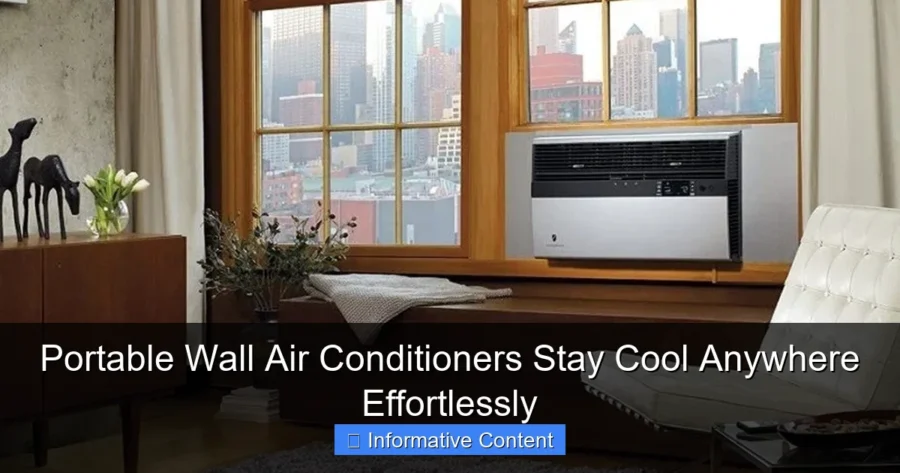 Portable Wall Air Conditioners Stay Cool Anywhere Effortlessly
